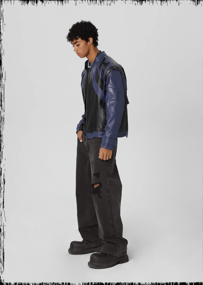 JHYQ Deconstructed Racing Motorcycle Jacket