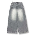AC X GLOE BLACK WIDE LEG JEANS V3