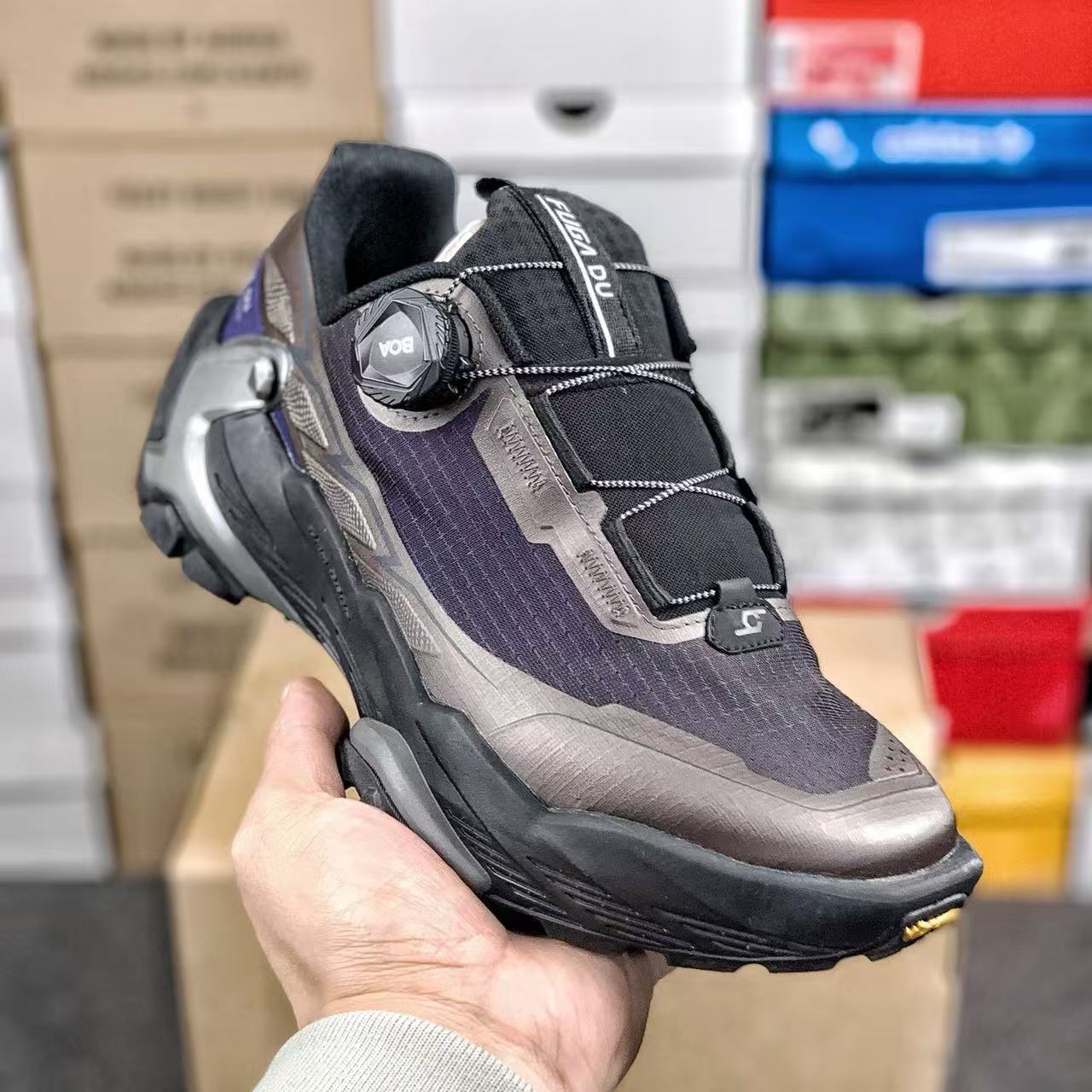 Unisex KAILAS FUGA DU BOA Trail Shoes, Breathable Anti-Slip Outdoor Mountain Hiking Sneakers