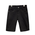 Berry Wide Denim Short - Jet Black