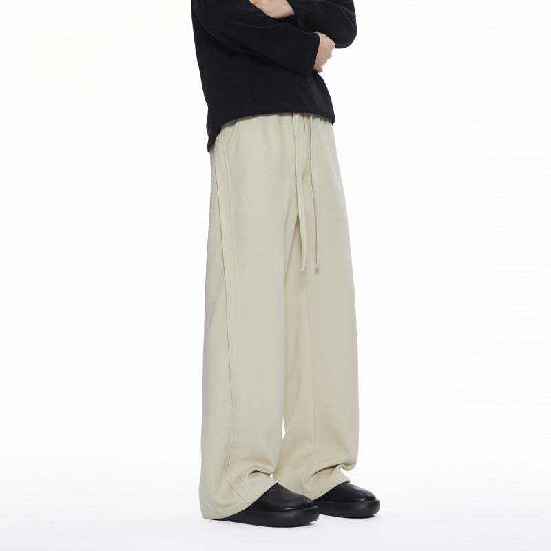Fengshe Men's Wear/Spring and Autumn New Casual Heavy duty Sanitary Pants Men's American Trendy Brand Straight Tube Drop Sports Casual Pants