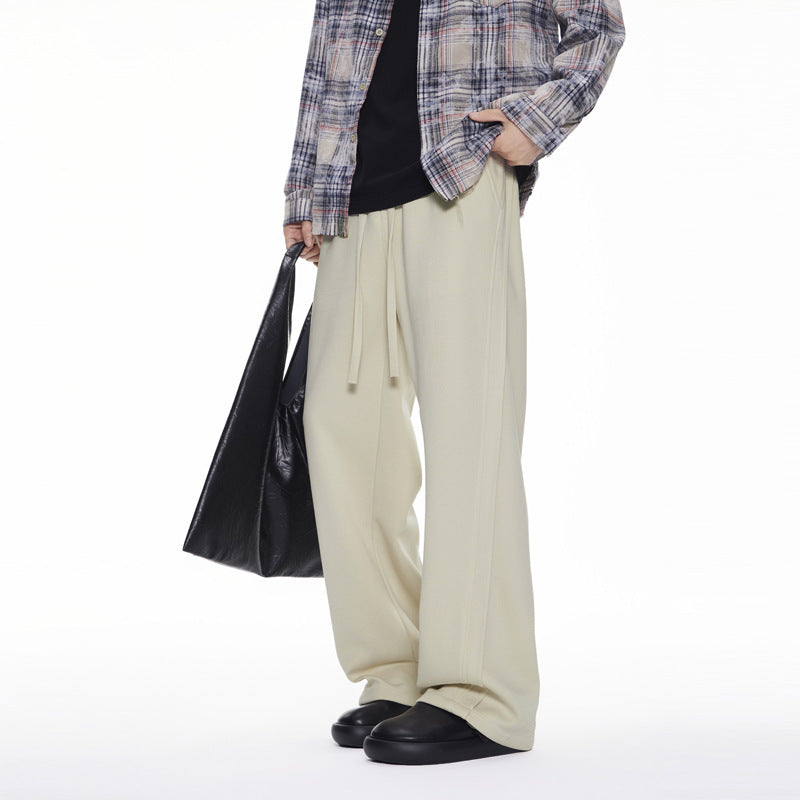 Fengshe Men's Wear/Spring and Autumn New Casual Heavy duty Sanitary Pants Men's American Trendy Brand Straight Tube Drop Sports Casual Pants