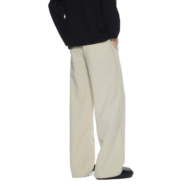 Fengshe Men's Wear/Spring and Autumn New Casual Heavy duty Sanitary Pants Men's American Trendy Brand Straight Tube Drop Sports Casual Pants