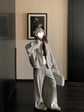 Ouyang hooded sweatshirt jacket for women in winter with thick velvet and lazy style, casual and loose American retro top