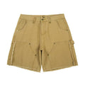 Ryan Double Knee Shorts - Washed Brown