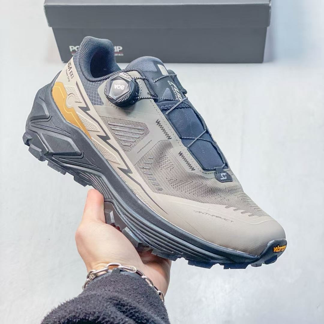 Men Women KAILAS FUGA EX3 BOA Trail Shoes, Breathable Anti-Slip Outdoor Mountain Hiking Sneakers