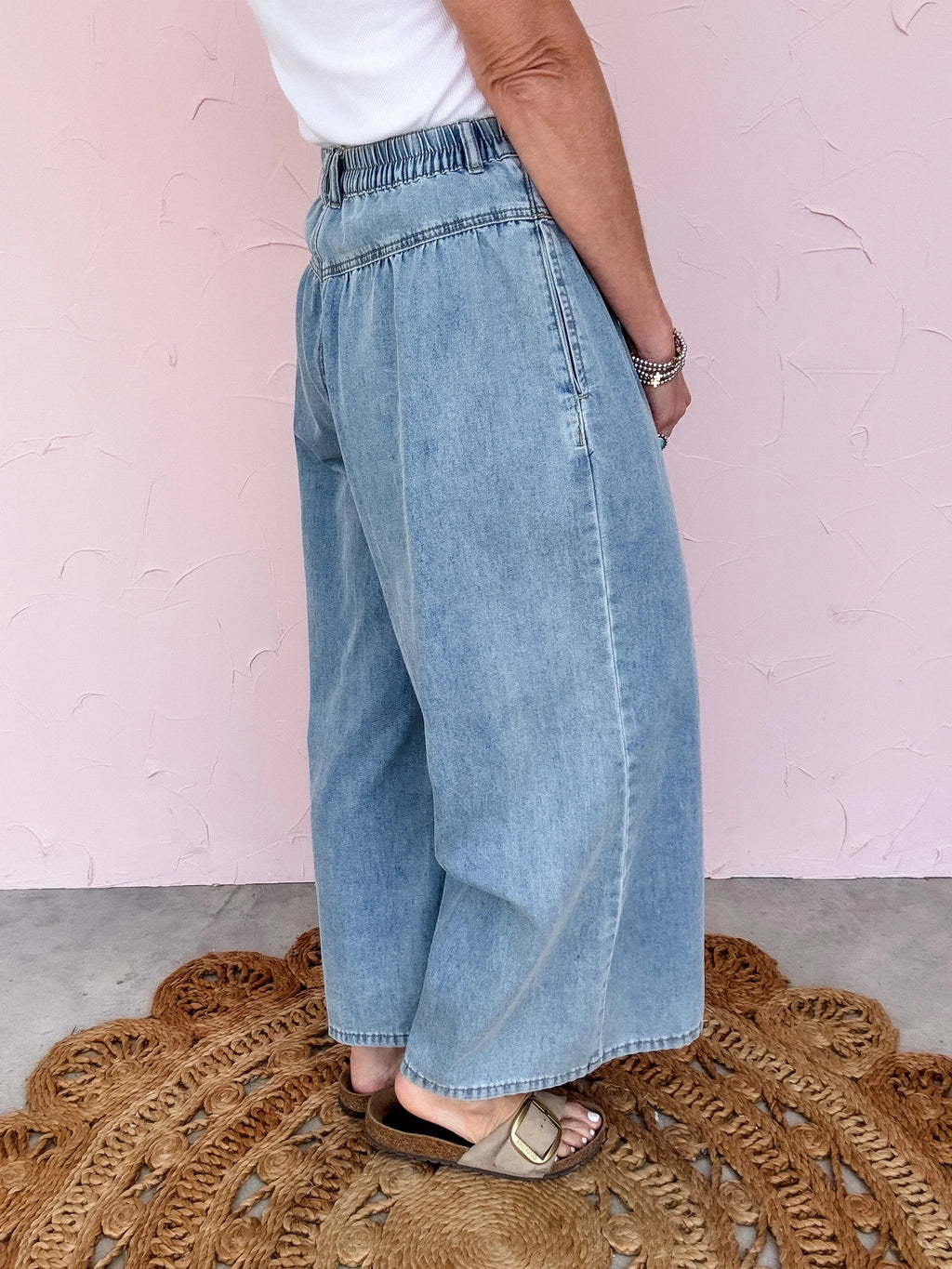 Day Trip Button Wide Leg - 50% OFF